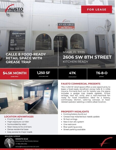 More Photos Of 2606-2614 SW 8th St, Miami Storefront For Lease