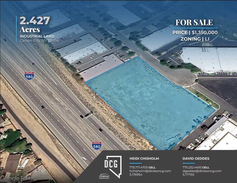 Primary Photo Of Research Way, Carson City Land For Sale
