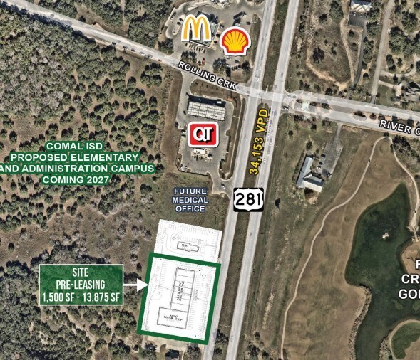 Primary Photo Of HWY 281 & Rolling Creek, Spring Branch General Retail For Lease