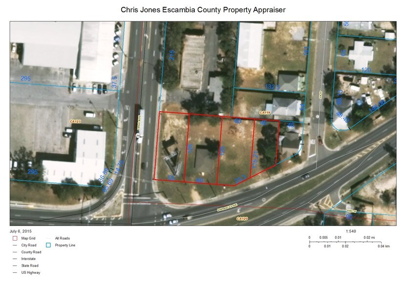 More Photos Of 2004 Barrancas Ave, Pensacola Land For Sale