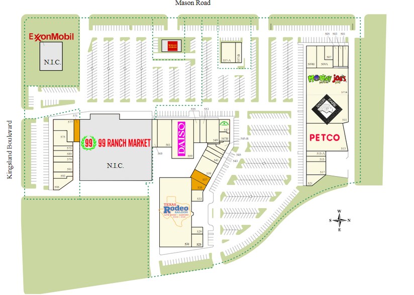 More Photos Of 501-521 S Mason Rd, Katy Storefront For Lease