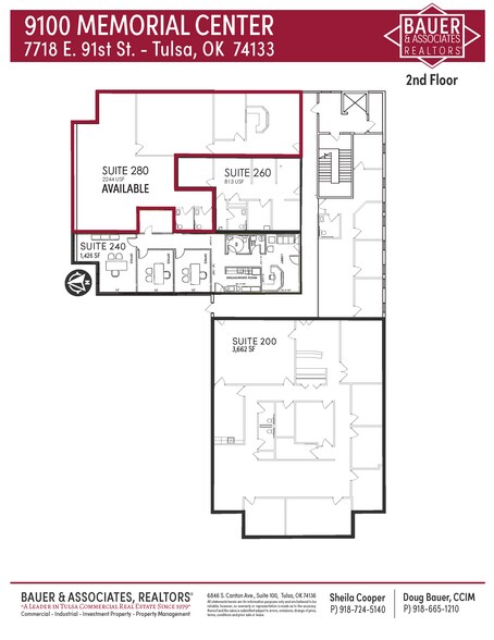 More Photos Of 7718 E 91st St, Tulsa Office For Lease