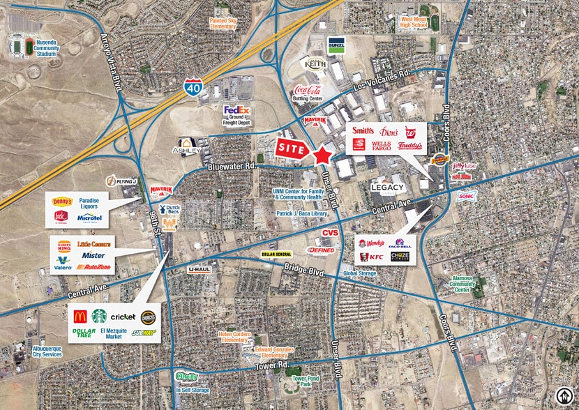 Primary Photo Of 400 Unser Blvd SE, Albuquerque Land For Lease