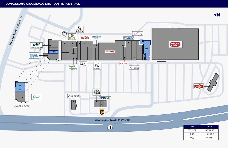 More Photos Of 3909-4007 Washington Rd, McMurray Unknown For Lease