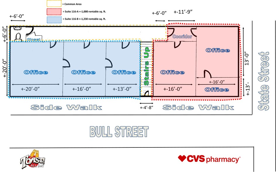 More Photos Of 110-118 Bull St, Savannah Storefront Retail Office For Lease