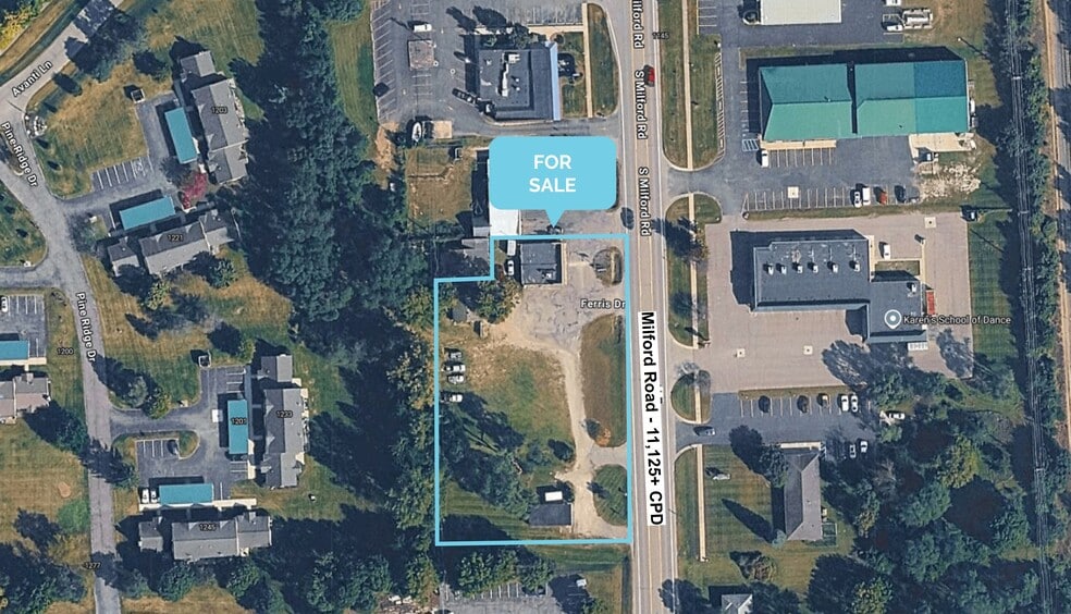 Primary Photo Of 1246 S Milford Rd, Highland Land For Sale