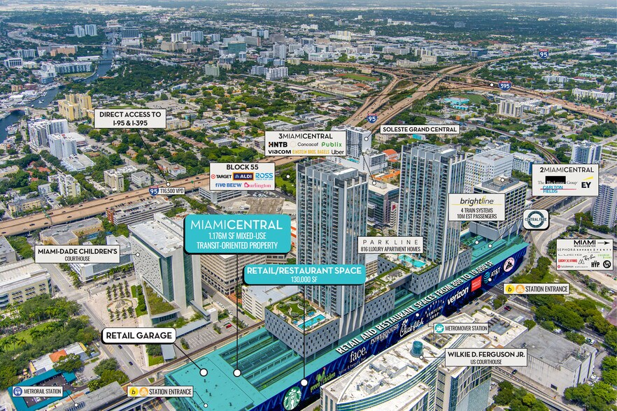 More Photos Of 200-600 NW 1st St, Miami Storefront For Lease