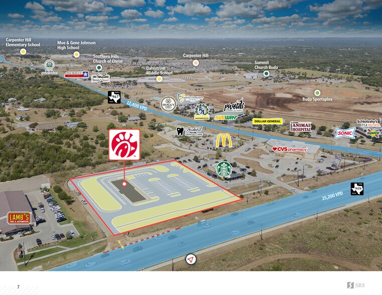 More Photos Of 230 N FM 1626, Buda Fast Food For Sale