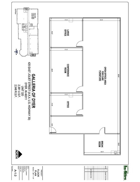 More Photos Of 425 Joliet St, Dyer Office For Sale