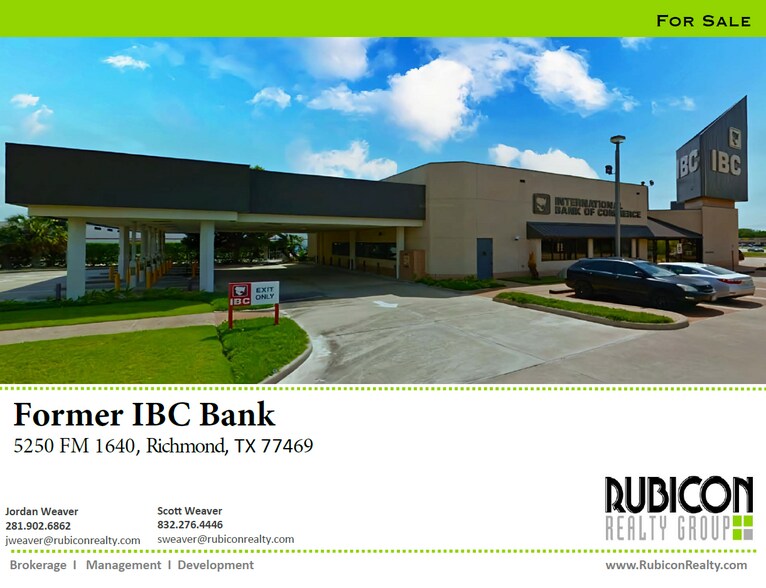 Primary Photo Of 5250 FM 1640 Rd, Richmond Bank For Lease