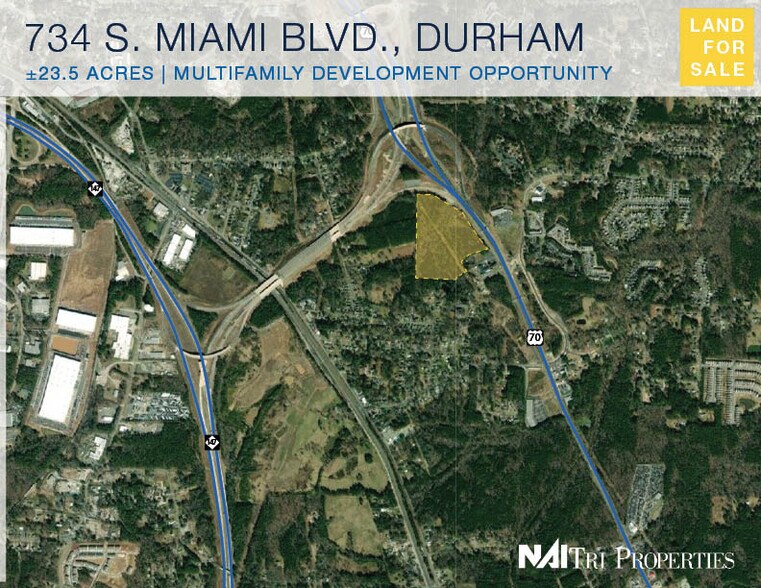 Primary Photo Of 734 S Miami Blvd, Durham Land For Sale