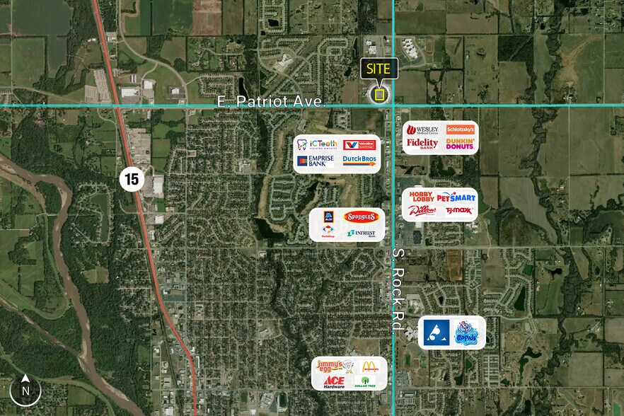 More Photos Of 2.23+/- Acres on N. Destination Dr., Derby Land For Sale