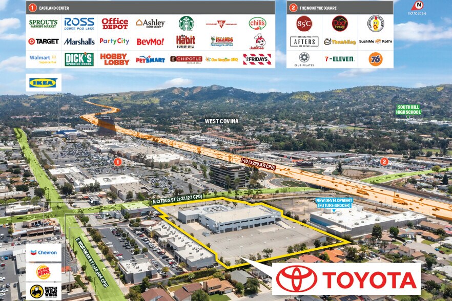 More Photos Of 205 N Citrus Ave, West Covina Auto Dealership For Sale