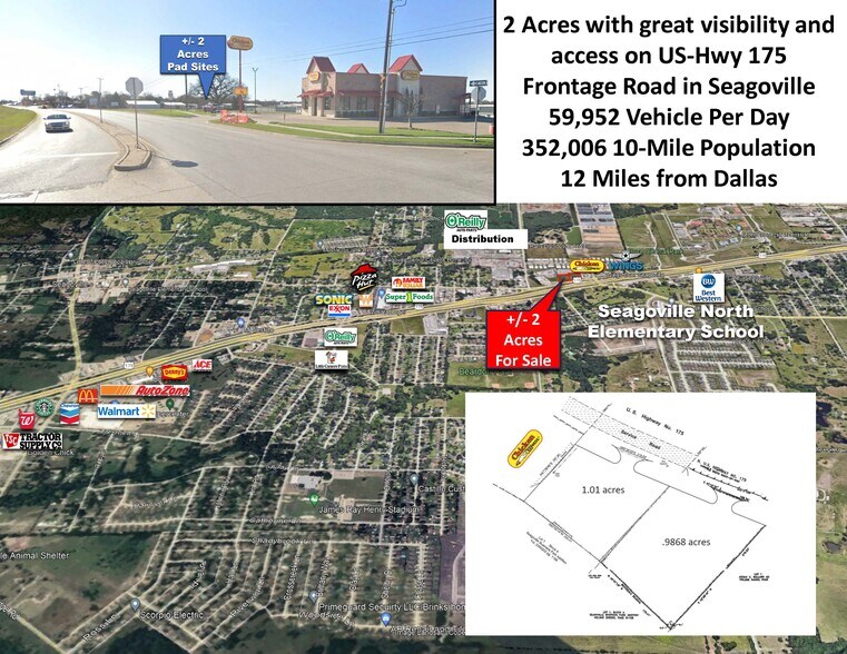 More Photos Of 1521 N Highway 175, Seagoville Land For Sale