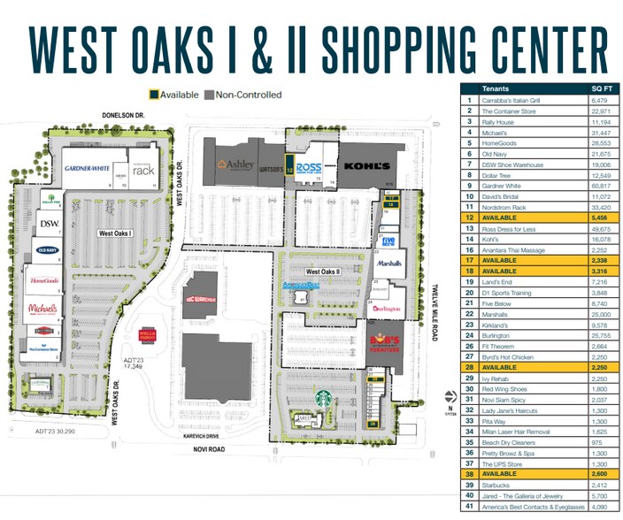 More Photos Of 43455-43825 W Oaks Dr, Novi Unknown For Lease