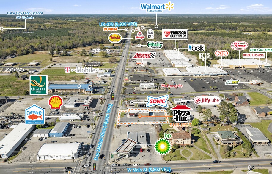 More Photos Of 125 N Ron McNair Blvd, Lake City Restaurant For Sale