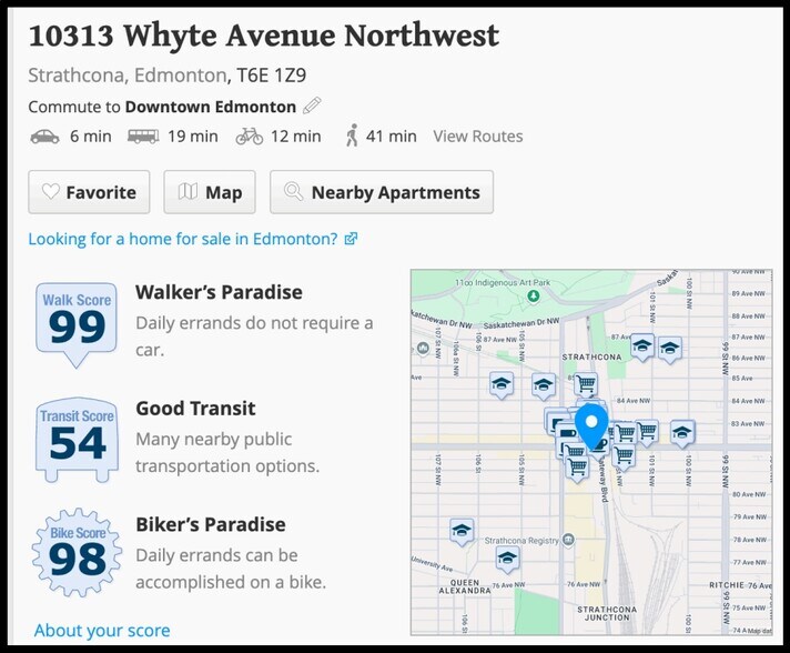 More Photos Of 10309 82nd Ave NW, Edmonton Storefront Retail Office For Lease