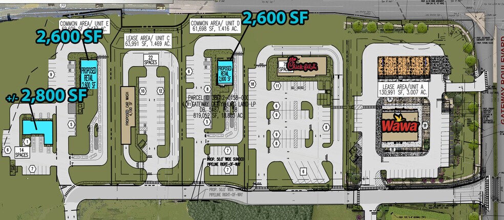 More Photos Of Route 30 @ Gateway Blvd, Gettysburg Land For Lease