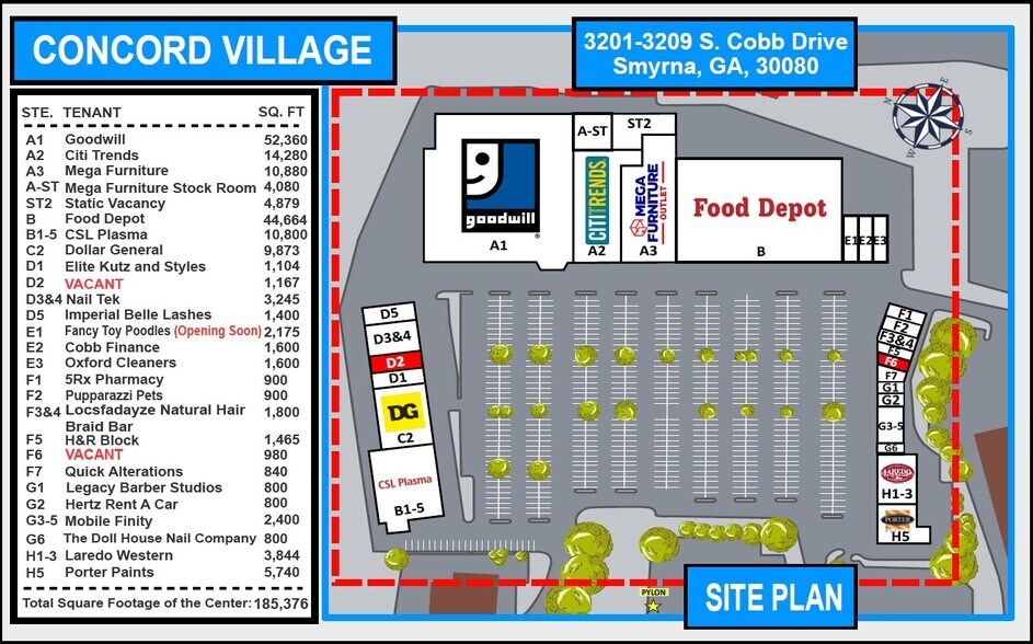 Primary Photo Of 3201-3209 S Cobb Dr, Smyrna Unknown For Lease