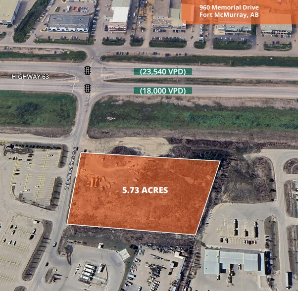 Primary Photo Of 960 Memorial Dr, Fort McMurray Land For Sale