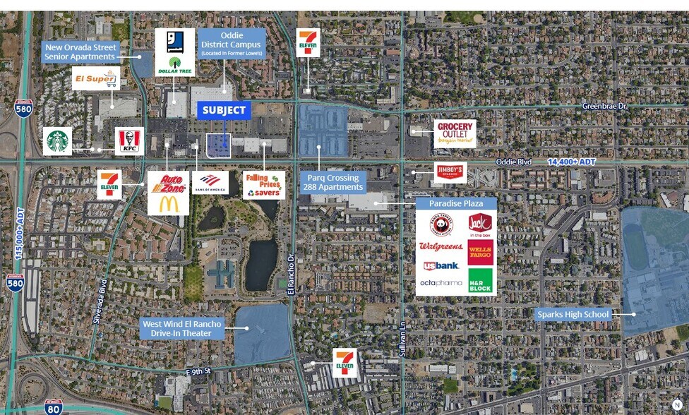 More Photos Of Oddie Blvd @ Sullivan Ln, Sparks Land For Lease