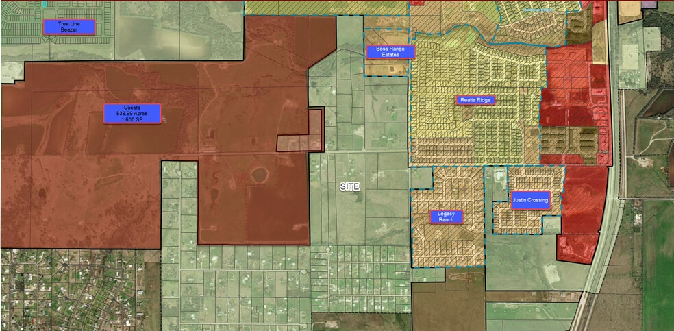 Primary Photo Of 10425 Range Rd, Justin Land For Sale