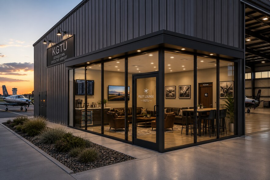 More Photos Of 3700 Aero Dr, Georgetown Airplane Hangar For Sale