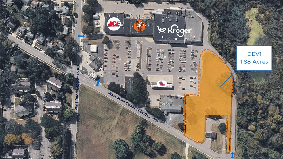 Primary Photo Of 545 W Main St, Milan General Retail For Lease