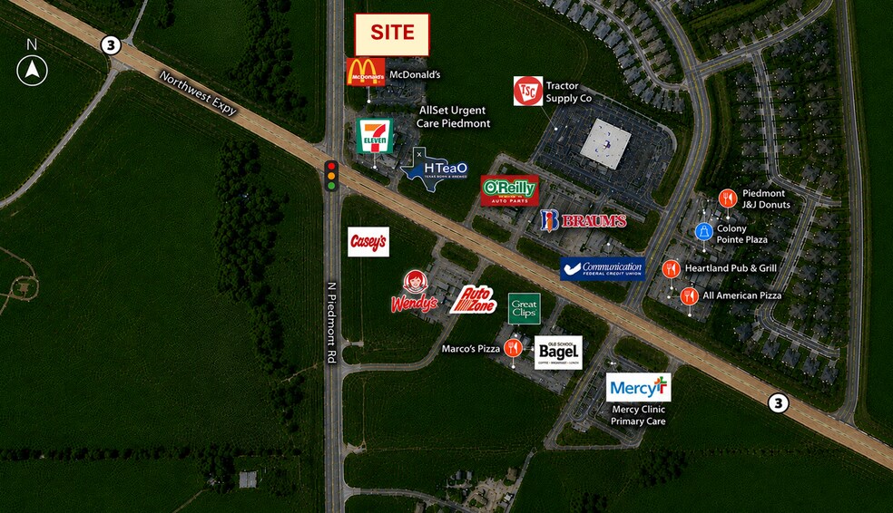 More Photos Of 13404 N Piedmont Rd, Yukon General Retail For Lease