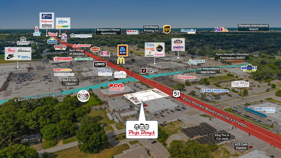 More Photos Of 4177 Elvis Presley Blvd, Memphis Auto Repair For Lease