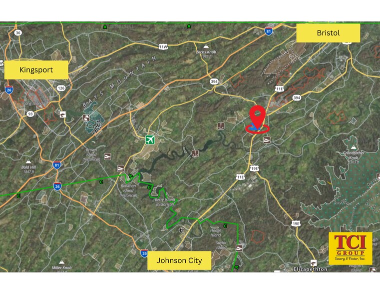 More Photos Of TBD Bristol Highway, Bluff City Land For Sale