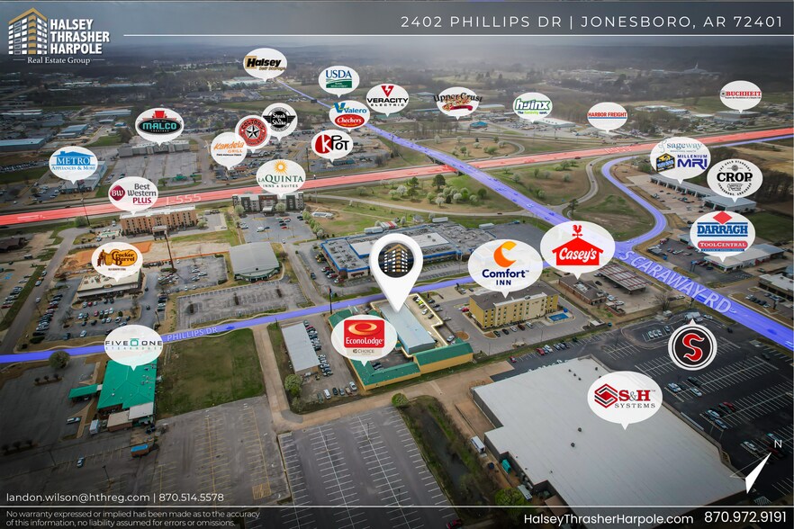 More Photos Of 2402 Phillips Dr, Jonesboro Freestanding For Lease