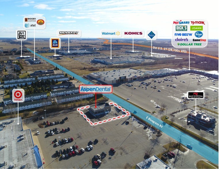 More Photos Of 4101 E Blue Grass Rd, Mt Pleasant Freestanding For Sale