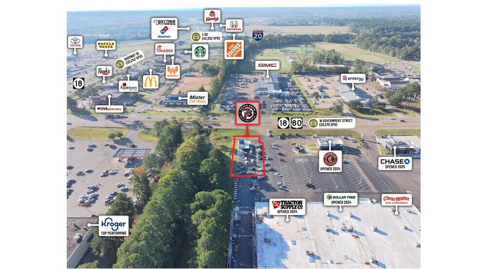 More Photos Of 5270 US-80, Pearl Fast Food For Sale