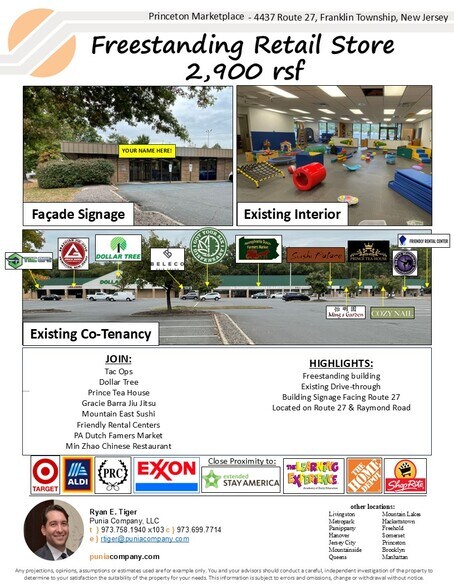 More Photos Of 4437 Route 27, Princeton Supermarket For Lease
