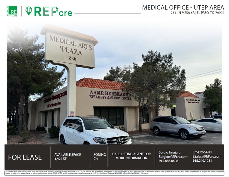 Primary Photo Of 2311 N Mesa St, El Paso Medical For Lease