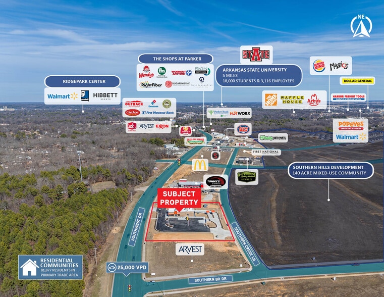 More Photos Of 3560 Southwest Drive dr, Jonesboro Fast Food For Sale