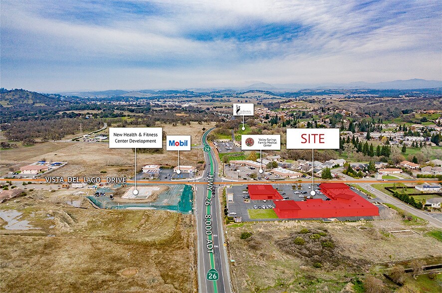 More Photos Of 1906 Vista Del Lago Dr, Valley Springs Storefront For Lease