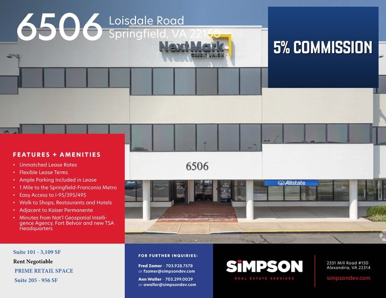 Primary Photo Of 6506 Loisdale Rd, Springfield Office For Lease