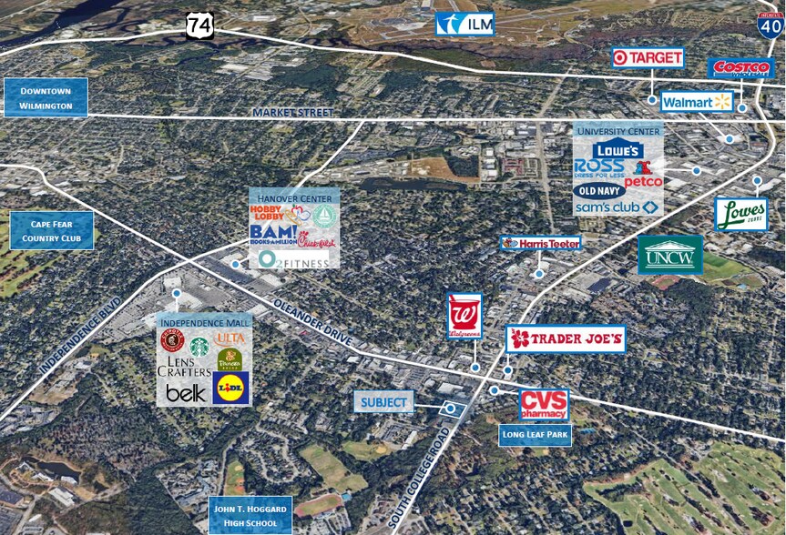 More Photos Of 1602 & 1620 S College Rd, Wilmington Land For Lease