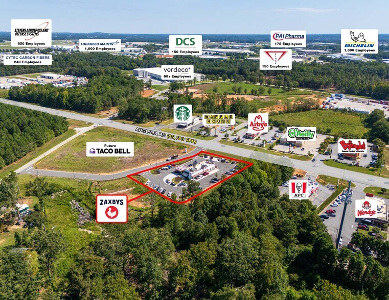 More Photos Of 7410 Augusta Rd, Piedmont Fast Food For Sale