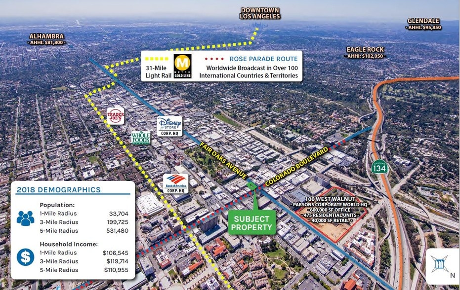 More Photos Of 2 E Colorado Blvd, Pasadena General Retail For Sale