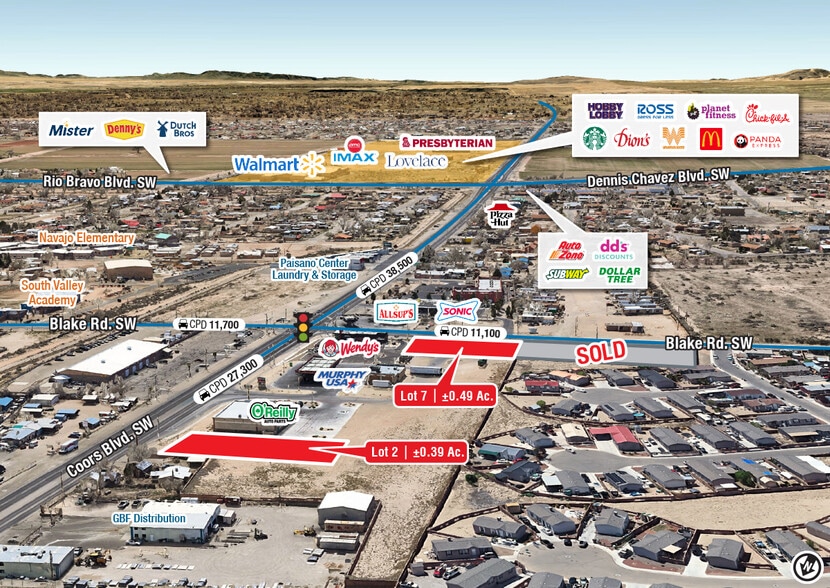 Primary Photo Of 2701-2755 Sunshine West Plaza Dr, Albuquerque Land For Sale