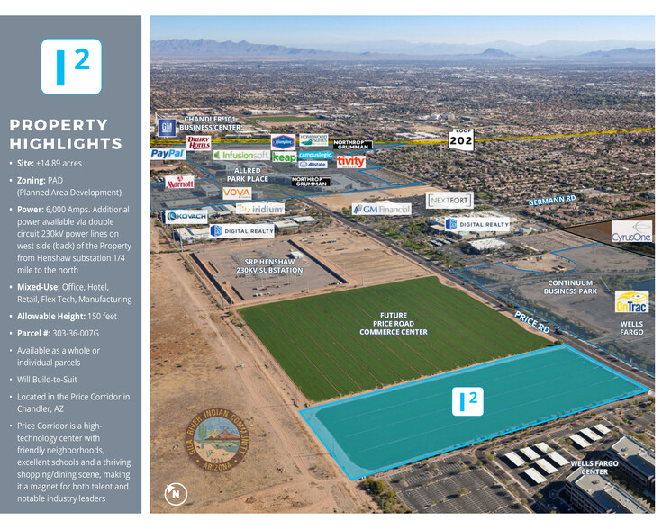 Primary Photo Of S Price Rd @ Queen Creek Rd, Chandler Land For Sale