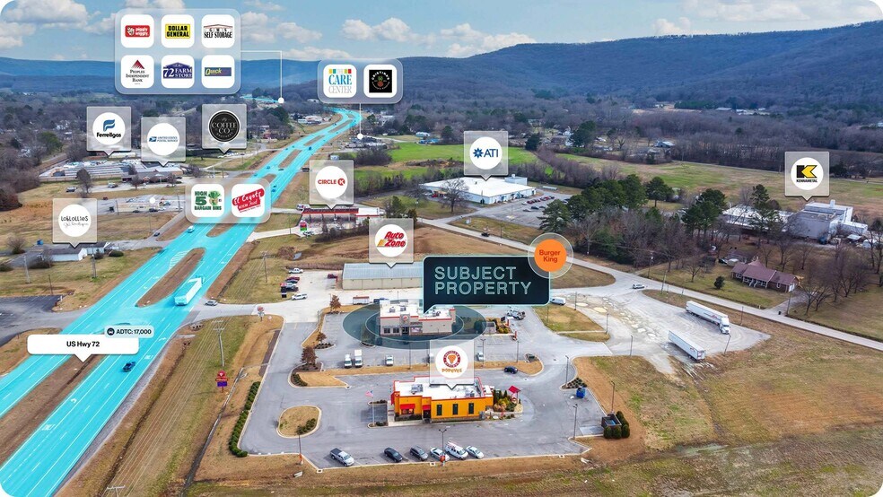 More Photos Of 5960 Highway 72, Gurley Fast Food For Sale