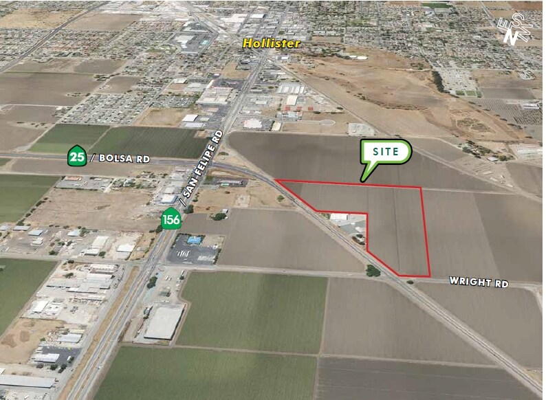 Primary Photo Of SWC 25 & Wright Rd Hwy, Hollister Land For Sale