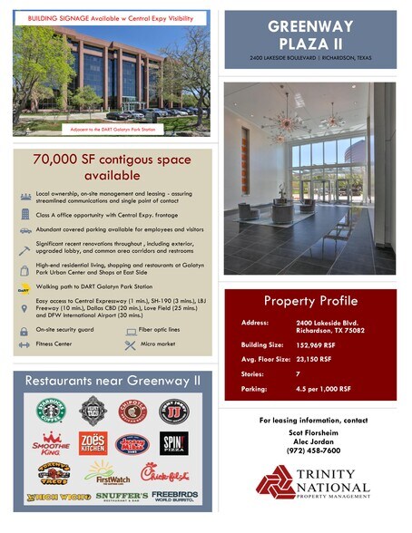 More Photos Of 2400 Lakeside Blvd, Richardson Office For Lease