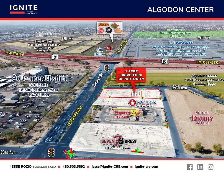 More Photos Of Loop 101 & W Thomas Rd, Phoenix Land For Sale