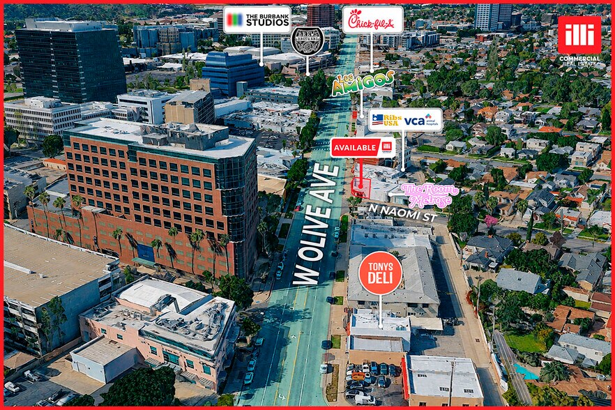 Primary Photo Of 2701-2705 W Olive Ave, Burbank Storefront For Lease