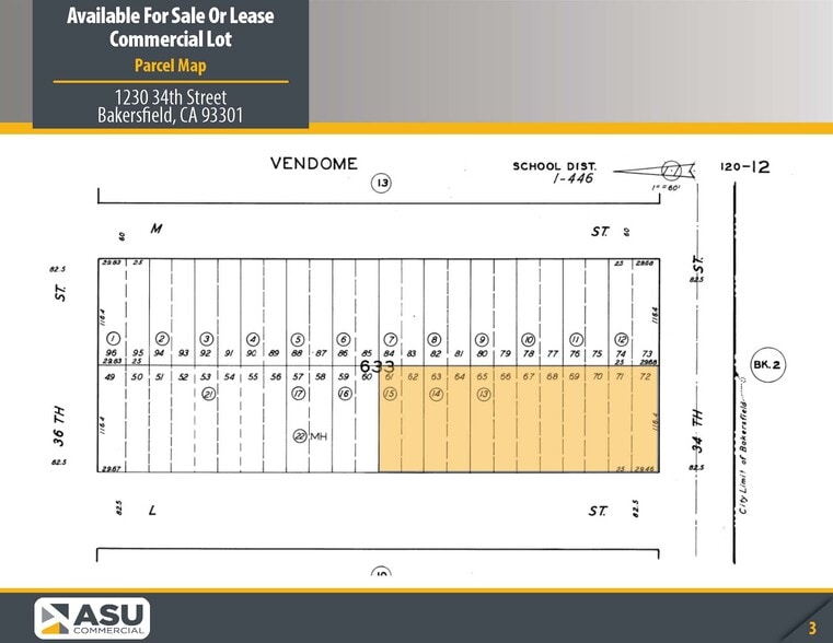1230 34th St, Bakersfield, CA 93301 Land For Sale